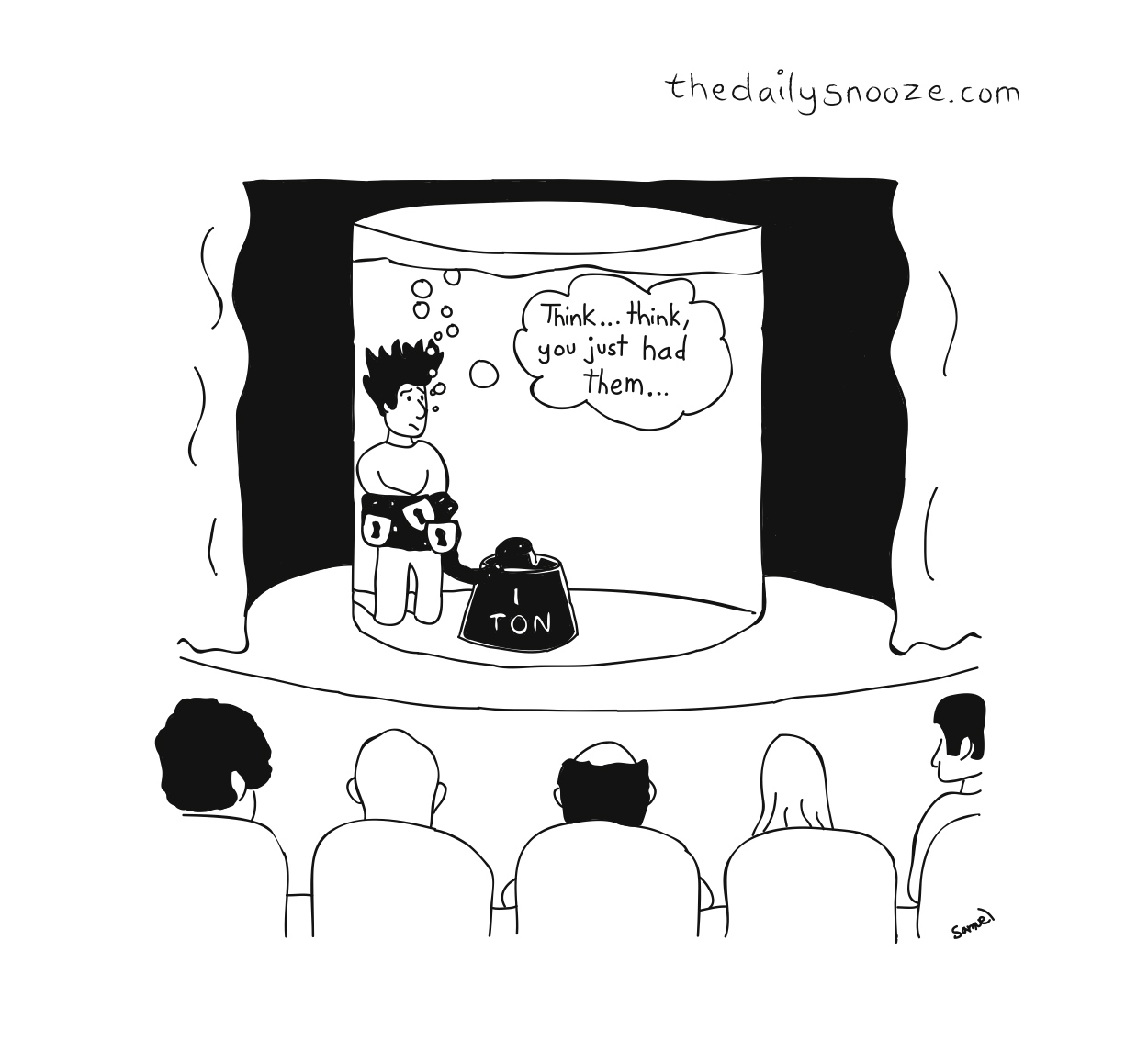 Magician misplaces key